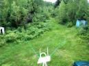 The delta loop antenna hanged from the observatory roof